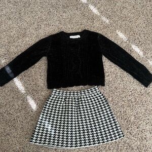 Tommy Bahama Girls Sweater & Skirt Set- 2T